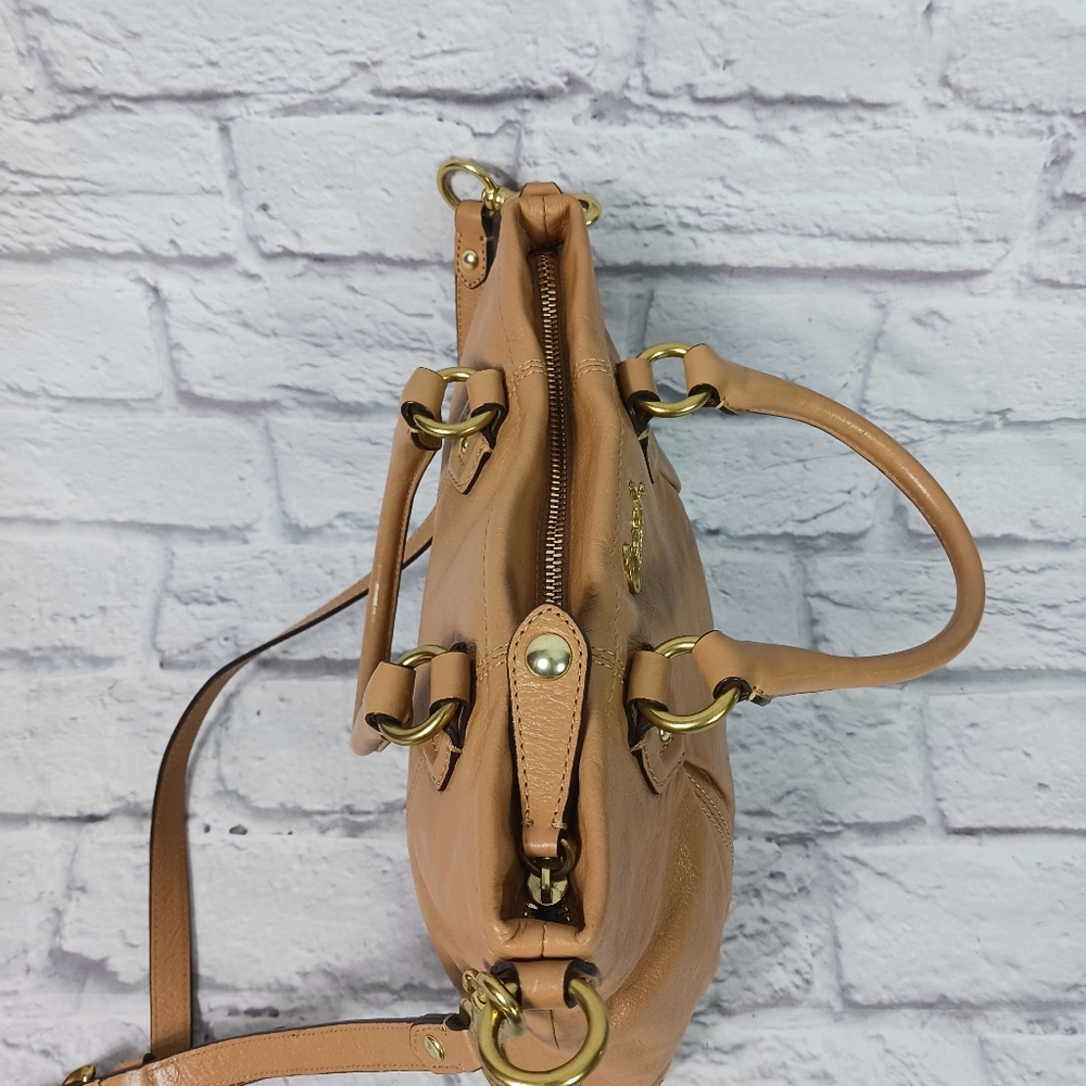 Coach Ashley camel leather mini satchel bag - Picture 7 of 14